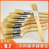 PIG HAIR BRUSH DUST REMOVAL SOFT HAIR CLEAN BARBECUE SMALL POSITIVE HOG HAIR SWEATER BRUSH INDUSTRIAL PAINT BRUSH WITHOUT DROPPING HAIR