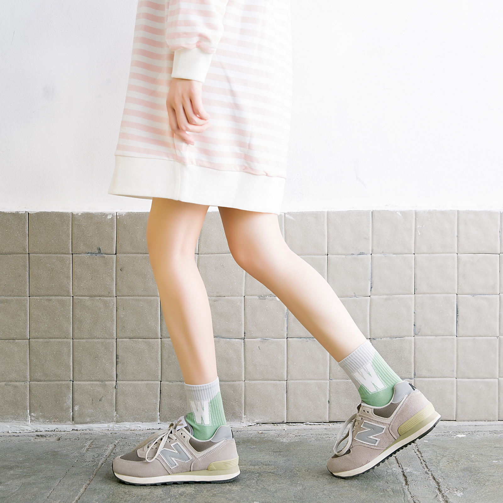 麻叶潮品 stylish socks袜子女中筒袜运动风夏季薄款棒球网红长袜ins潮街头纯棉日系韩国2