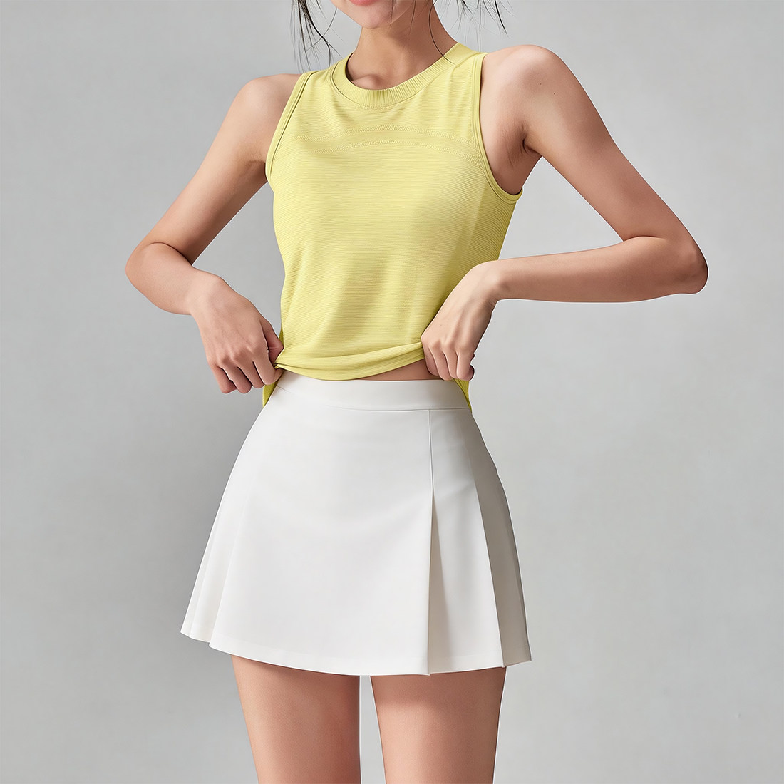 简约显瘦圆领短袖瑜伽t恤女修身运动上衣透气速干健身服,淘宝优惠券,粉丝福利购,淘宝优惠卷