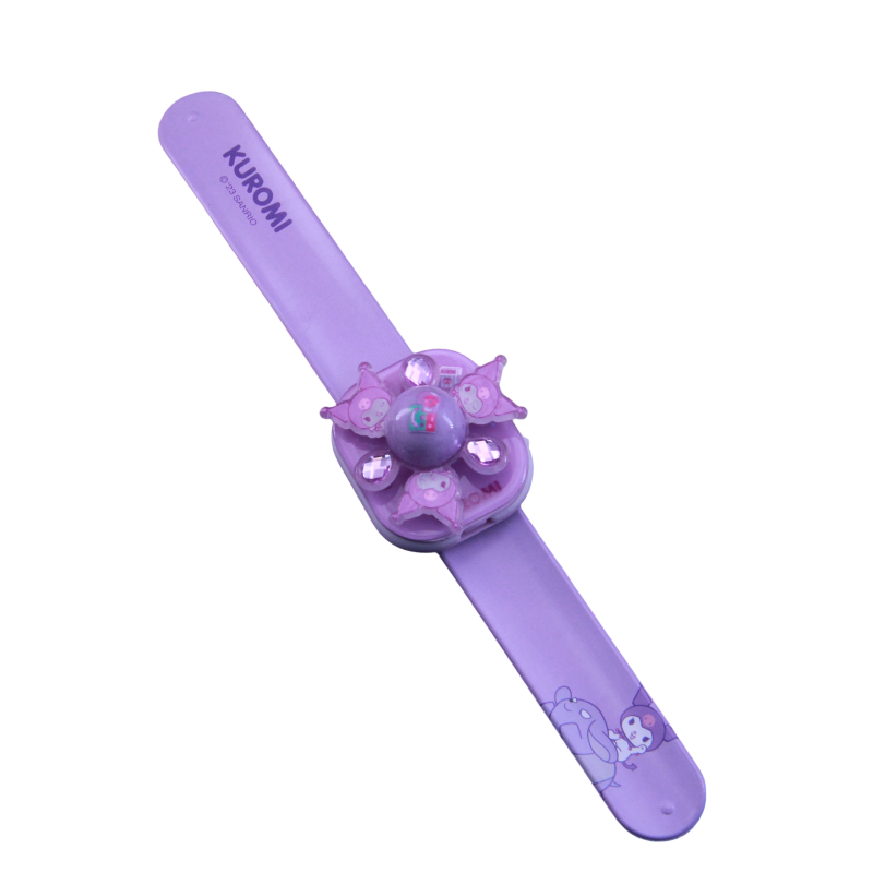 三丽鸥水晶翻盖儿童手表啪啪圈旋转闪灯发光拍拍圈女童库洛米手环,淘宝优惠券,粉丝福利购,淘宝优惠卷