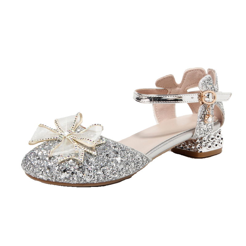 女童公主鞋水晶鞋女儿童高跟鞋春夏皮鞋小女孩钢琴走秀配礼服鞋子,淘宝优惠券,粉丝福利购,淘宝优惠卷