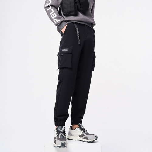 Дорожные демисезонные ветрозащитные утепленные спортивные штаны для отдыха