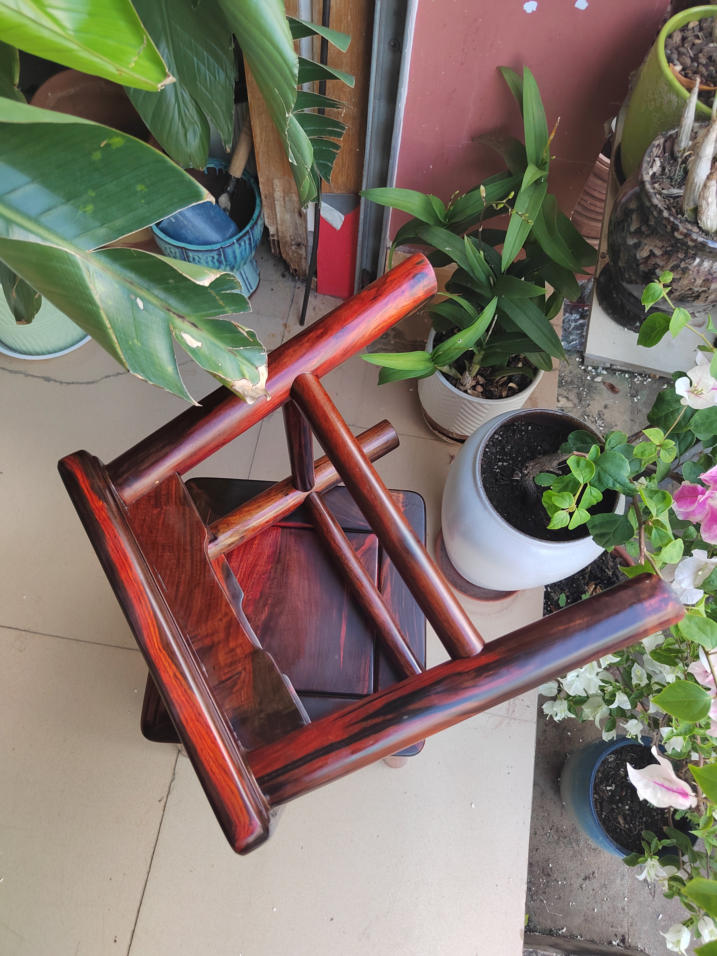 老挝大红酸枝交趾黄檀富贵凳中式红木实木矮凳小板凳客厅装饰凳,淘宝优惠券,粉丝福利购,淘宝优惠卷