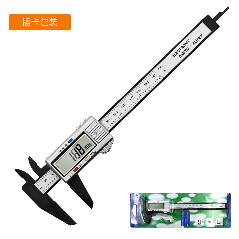 电子数显高精度家用游标卡尺测量手镯文玩珠宝玉石塑料0-150卡尺 - 图2