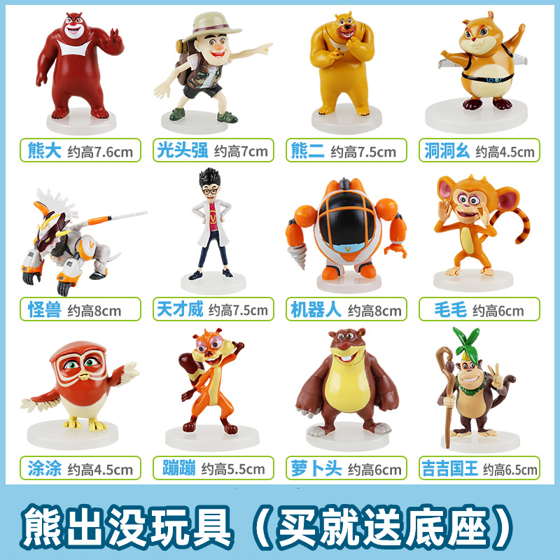 正版熊出没怪兽计划儿童玩具天才威无敌怪兽洞洞幺机器人模型手办 - 图3