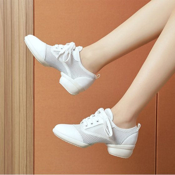 软底真皮舞蹈鞋女新款网面透气广场舞鞋室外水兵跳舞鞋轻便妈妈鞋,淘宝优惠券,粉丝福利购,淘宝优惠卷