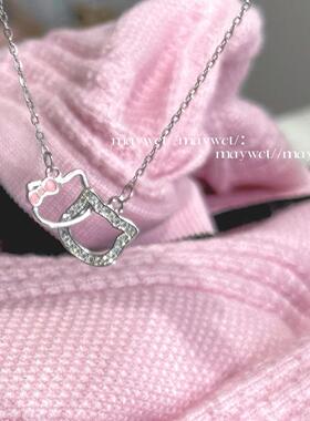 双圈HelloKitty甜美可爱项链