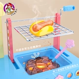 Игрушка, реалистичный комплект, детская бургерная, маленькая семейная кухня