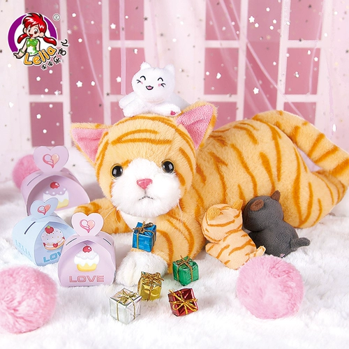 Говорящая реалистичная плюшевая игрушка, электрическая кукла, кот, домашний питомец, котенок