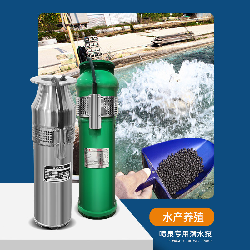 QSP喷泉泵铸铁不锈钢电泵380V景观水池造景水泵QS喷泉专用潜水泵,淘宝优惠券,粉丝福利购,淘宝优惠卷