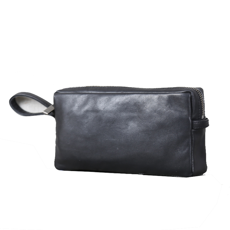 深山九处手工真皮钱包头层牛皮包袋大容量手包软包原创设计 - 图3