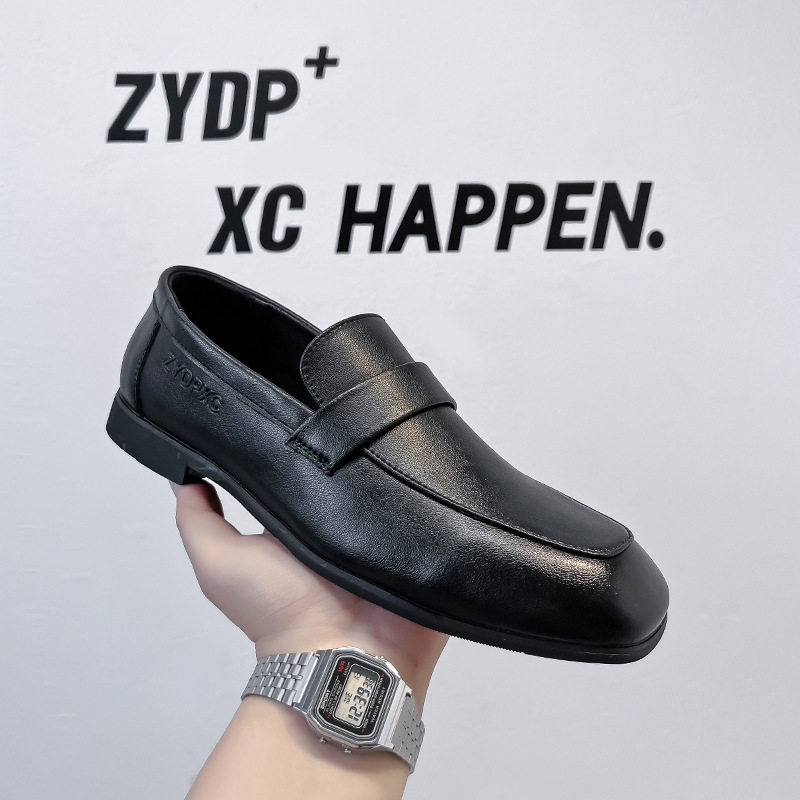 2026新款男鞋韩版百搭休闲小皮鞋男英伦风一脚蹬懒人乐福鞋豆豆鞋,淘宝优惠券,粉丝福利购,淘宝优惠卷