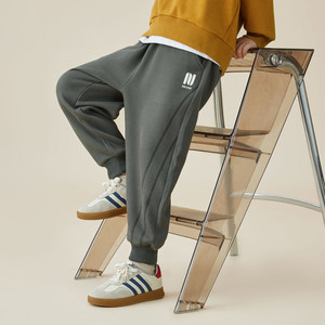 多多家 男童卫裤运动裤子春秋款2023秋装新款儿童中大童休闲长裤