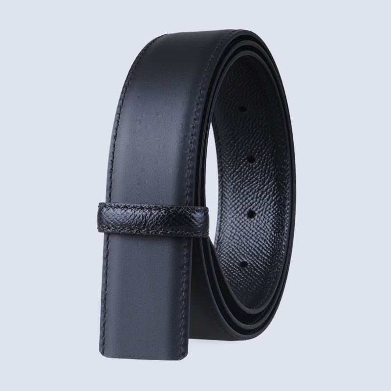 无头皮带男真皮不带头腰带带孔纯皮带不带头真皮带纯牛皮带子3.4 - 图1