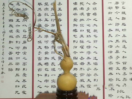 丰一阁文玩精品天津本地长嘴天然本长手捻三庭三亭葫芦Z002 - 图0