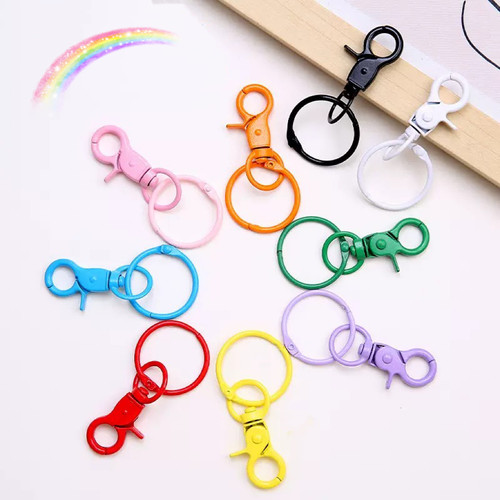 拼豆diy钥匙扣配件手机链钥匙扣链钢丝圈小挂件门扣饰品手工材料 - 图3