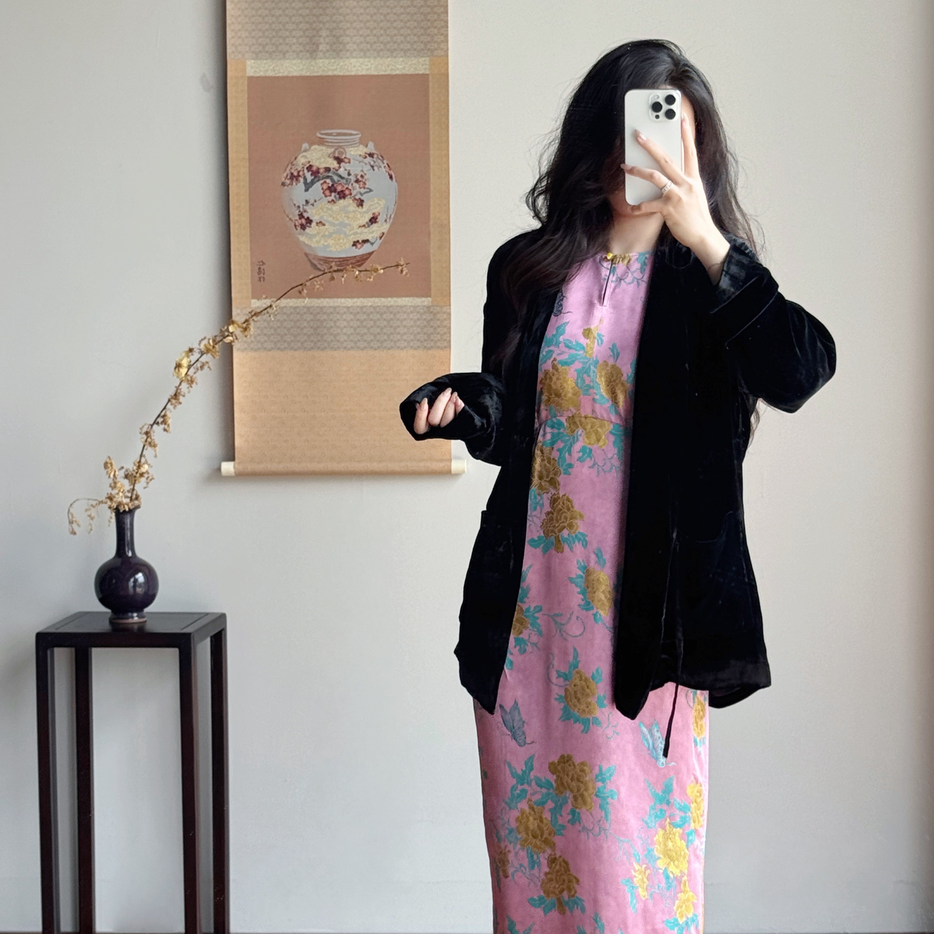 春夏新款新中式国风改良旗袍连衣裙女高级感气质显瘦连衣裙子