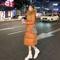 Real Hair Special Beats Fox Gross Fur Collar Womens Down Clothing Exploits 2023 Years Winter Dress New Cashew Jacket Warm