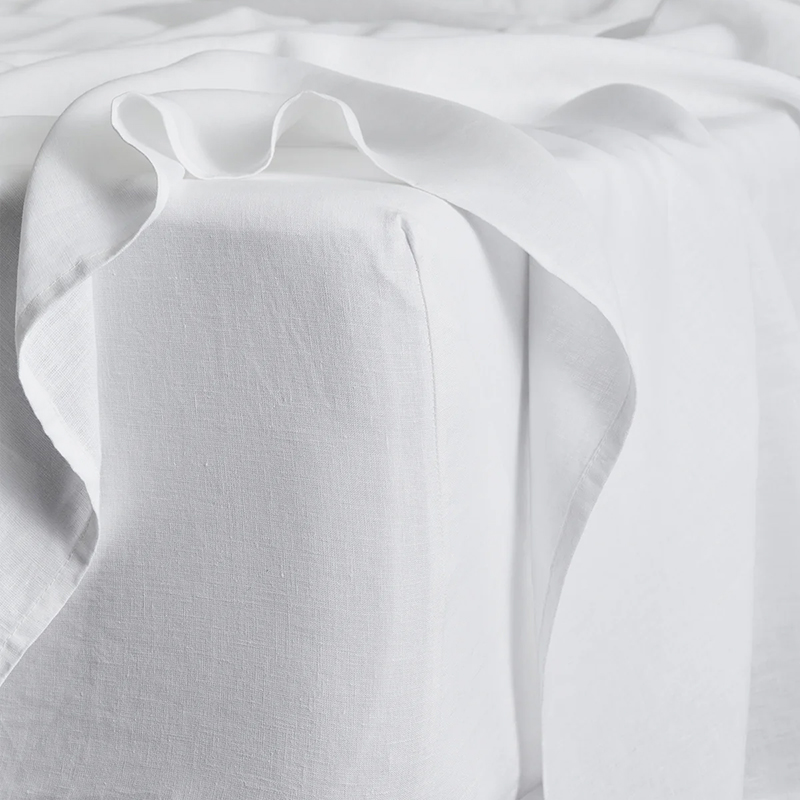 质朴之选:亚麻床笠百分百亚麻打造优雅卧室氛围