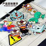Мультяшный космонавт, светоотражающая наклейка, водонепроницаемый электромобиль