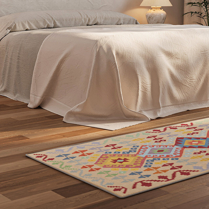 寻由民族风地毯kilim摩洛哥客厅沙发复古美式波斯卧室床边毯走廊,淘宝优惠券,粉丝福利购,淘宝优惠卷