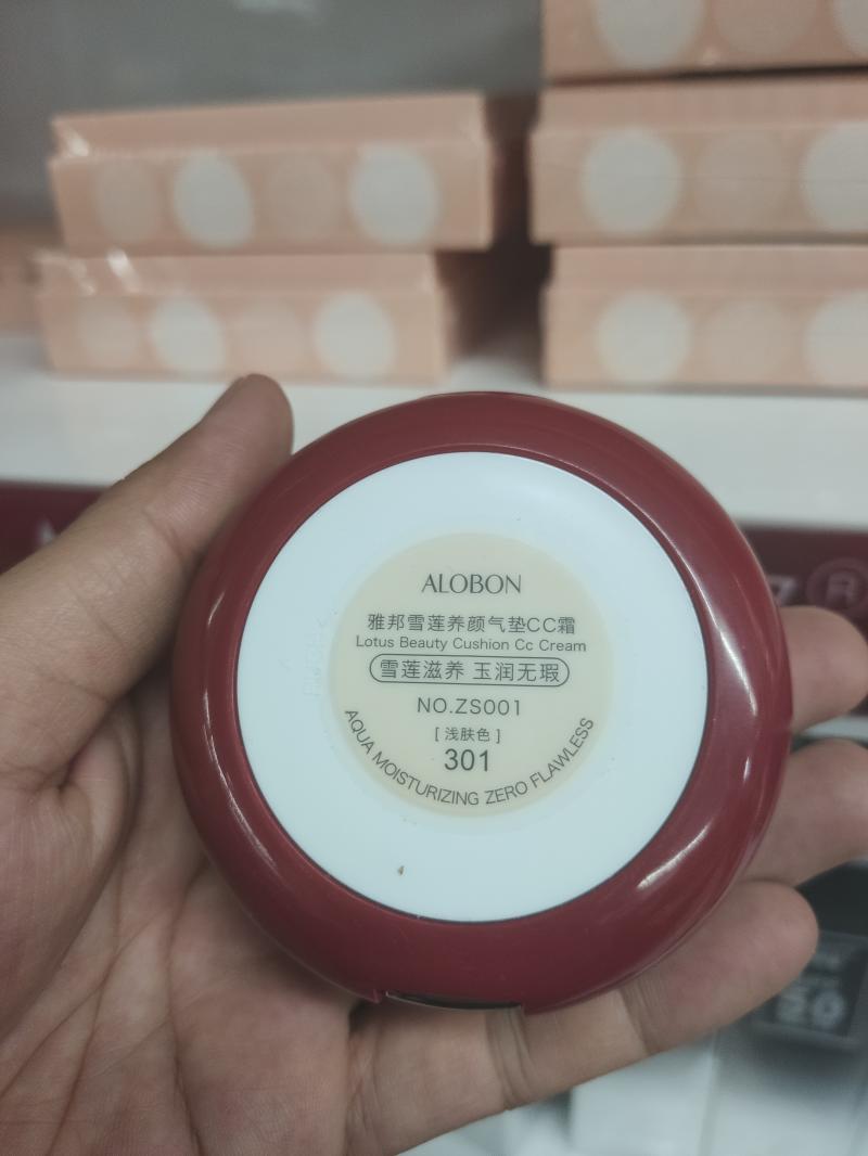 AloBon/雅邦雪莲养颜气垫CC霜15g+15g裸妆BB遮瑕隔离提亮肤色-图1