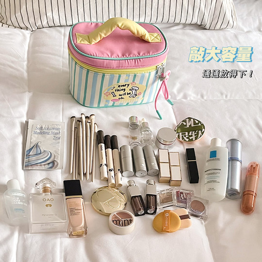 Makeup bags with large capacity portable out