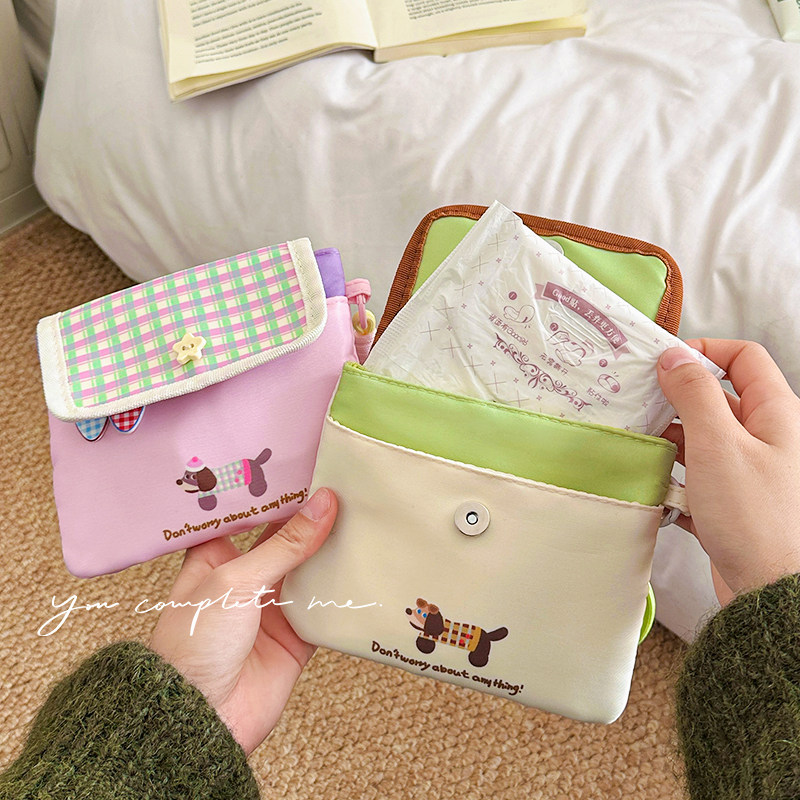 学生可爱姨妈巾收纳包大容量卫生巾收纳包迷你卡通ins口红小包包,淘宝优惠券,粉丝福利购,淘宝优惠卷
