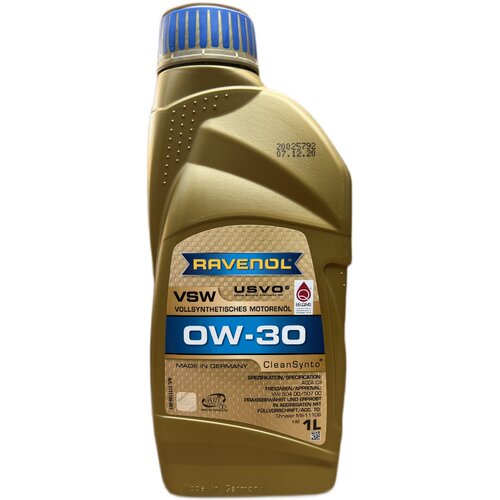 Ravenol拉锋VSW拉峰0W30大众奥迪VW504 507国6 4+5类全合成机油 - 图2