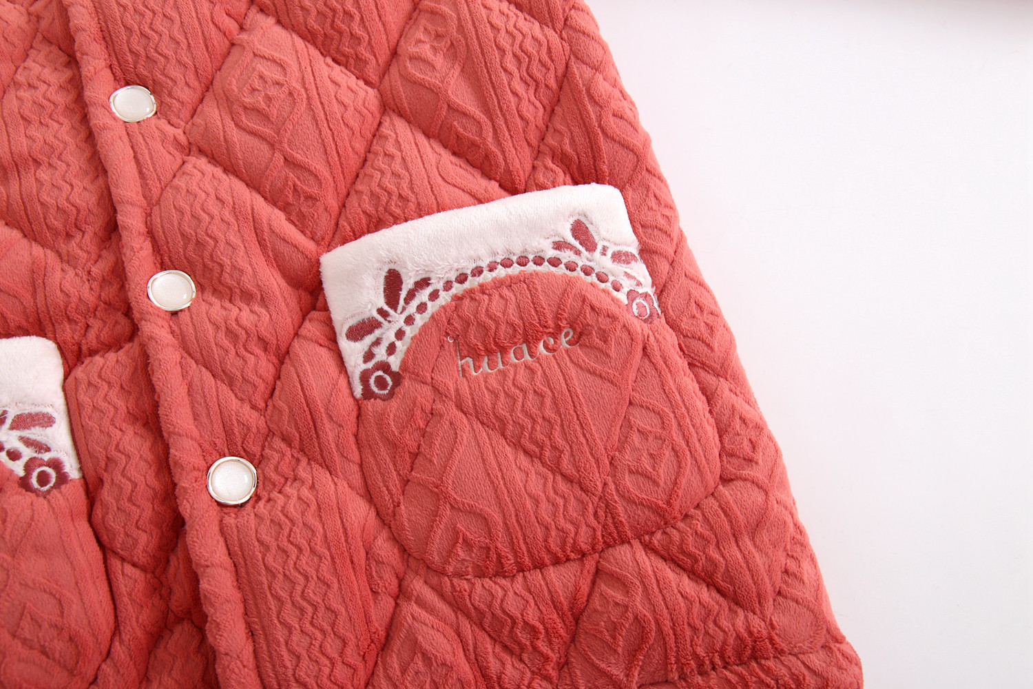 秋冬季中年女夹棉睡衣女士加绒家居服妈妈三层加厚保暖睡衣套装,淘宝优惠券,粉丝福利购,淘宝优惠卷