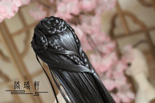 【洛珞轩】bjd三四分古风造型毛发 造型毛【鱼恋】 - 图1