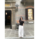 Miss 77 Angry Lesser Fashionable Lazy Sloped Shoulder T Relaxed Casual Slim Short Sleeve Cool T-Shirt Top