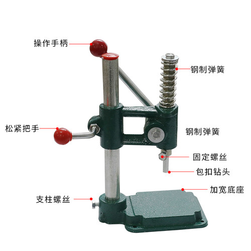包扣机手压手动压扣机软包压扣机器模具窗帘包扣工具羊绒布包扣机 - 图1