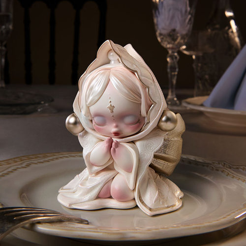 正版POPMART泡泡玛特SKULLPANDA餐桌系列手办盲盒玩具摆件礼物 - 图3