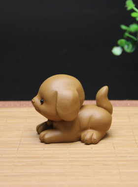 紫砂雕塑生肖手把件