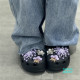 Crocs Crocs White Deer ດຽວກັນກັບຄລາສສິກ cloud ຫນາ soled summer ຫາດຊາຍ flame clogs 214113-001