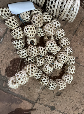 纯手工竹编竹球拍照摄影竹制品工艺品装饰球竹编把玩件创意摆件