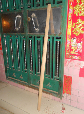 纯手工竹扁担木扁担箩竹舞台道具