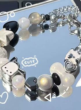 小众童趣手饰凯蒂猫帕恰狗手链