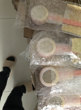 康&柏 陶瓷蜂窝能量芯 能量拍 因为胶水泛黄 不影响使用 特价包邮