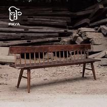 Paja Gumu Ancient Wood Board Benches Centuries-old Wood Making of Silence Wind Benches Home