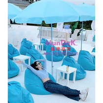 Shanghai Blue Beach DP Dot Décor Swing Piece Blue Indoor Outdoor Photography Photo Great Solar Umbrella Print LOGO