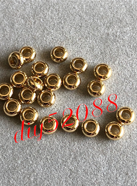 diy包金泰国蜡线手链编绳扁珠