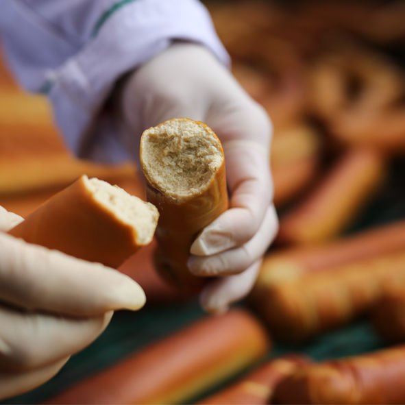 顺丰包邮素鸡卷豆制品豆肠东北特产干豆腐手工素卷五香素火腿香肠 - 图1