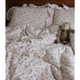 Light crushed flowers, spring and summer pastoral style pure cotton wrinkled yarn 1.5m bed four-piece set lace pillowcase bed sheets and covers