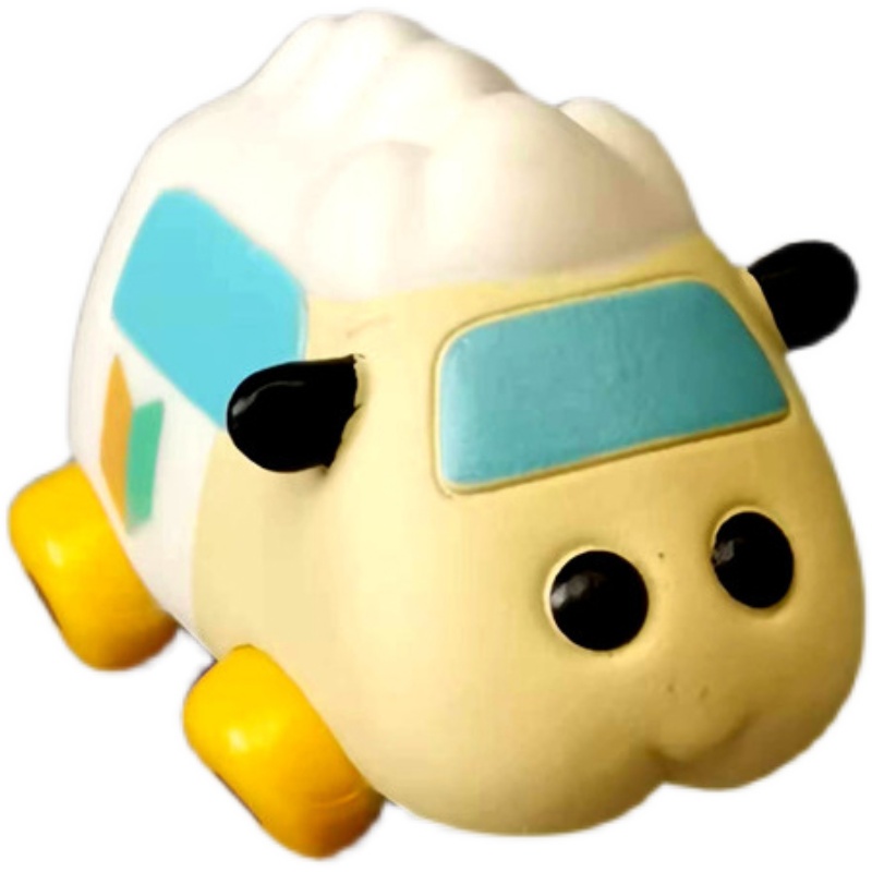 正版散货Bandai万代 PUI PUI天竺鼠车车公仔玩偶  小汽车模型玩具 - 图3