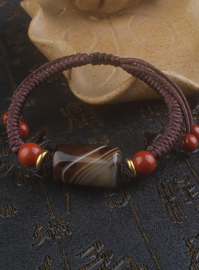 饰品编织手链石碑护身符