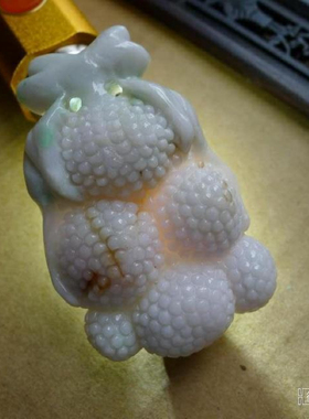 花生天然玉石a货多子多福吊坠