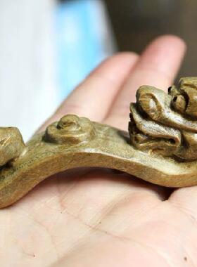 绿檀木雕手把件工艺品