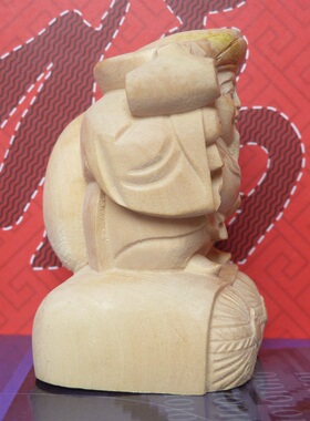 工艺品手把件小叶黄杨木雕